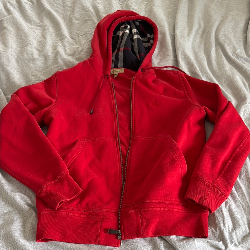 Authentic Burberry Zip Hoodie M